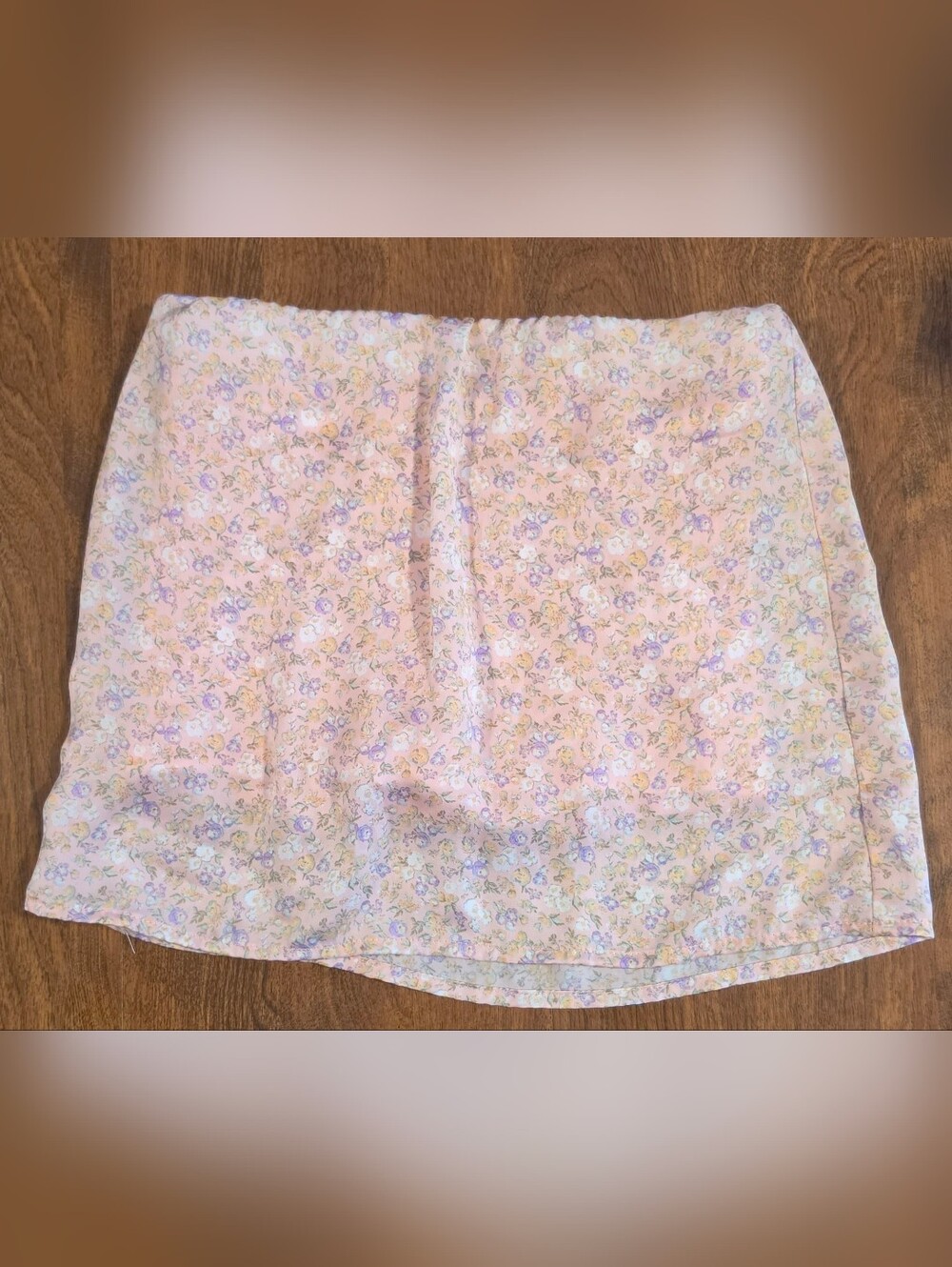 Art Class Pastel Floral Mini Skort - Pink, Purple, Yellow